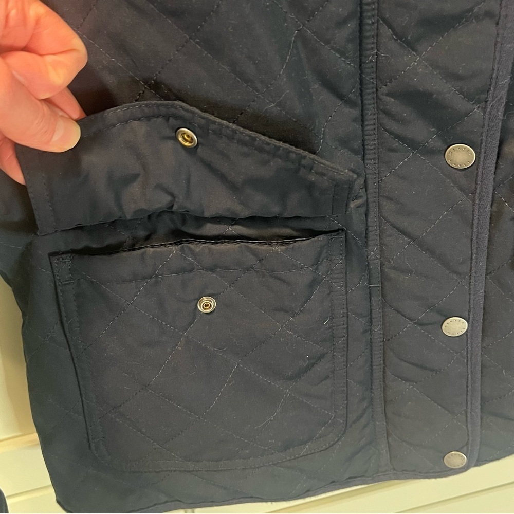 NWT DENVER HAYES Quilted Navy Blue Jacket Women's Size Medium - Picture 5 of 16